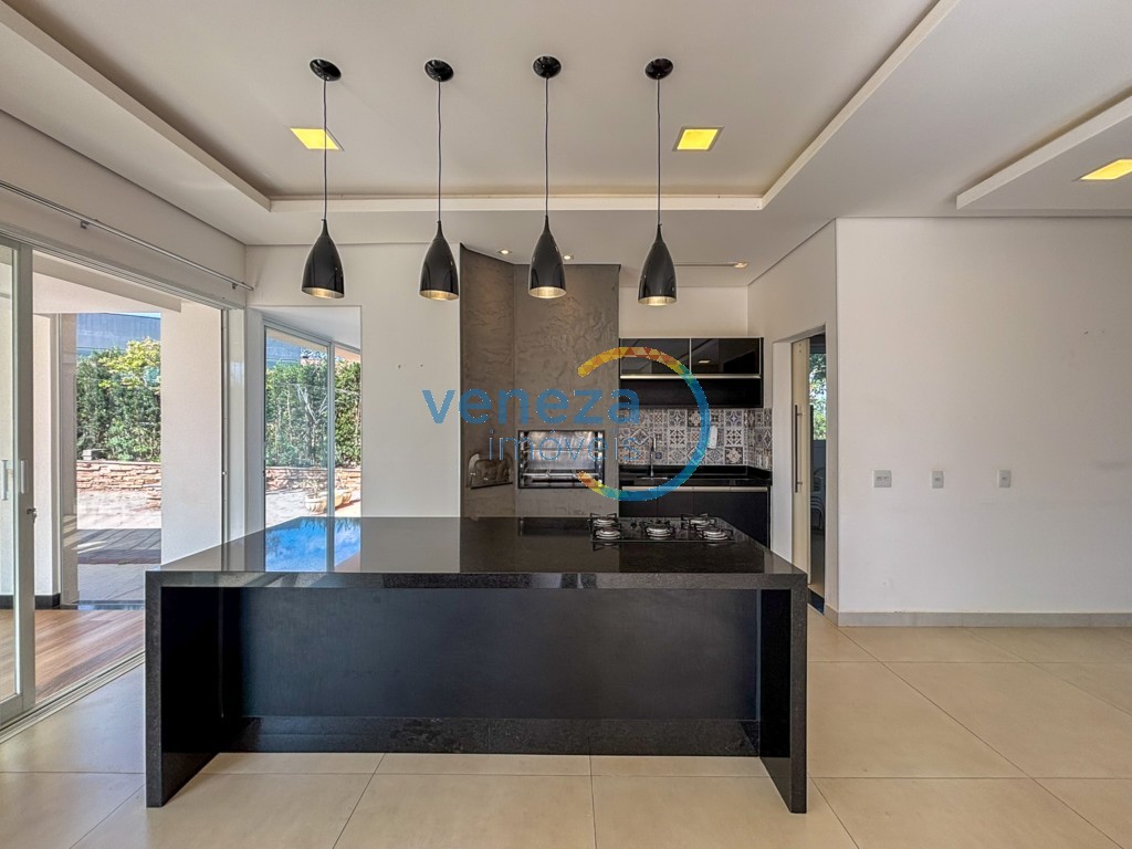 Casa Residencial à venda no bairro Gleba Palhano de Londrina com 200m<sup>2</sup> útil, 3 quartos, 2 vagas de garagem