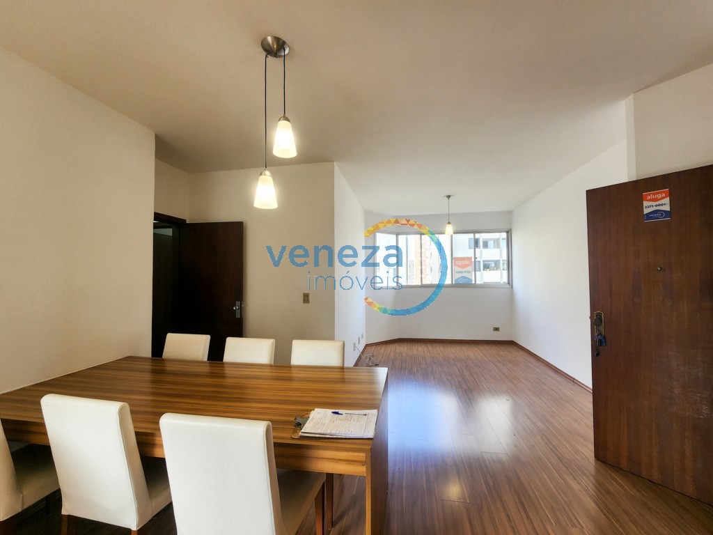 Apartamento para locacao no Centro em Londrina com 168,97m² por R$ 2.375,00