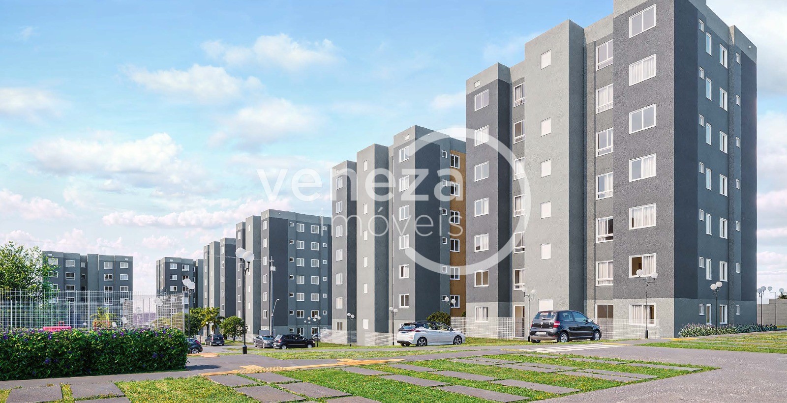 Apartamento para venda no Jardim Maria Celina em Londrina com 35,82m² por R$ 185.000  - Foto 2
