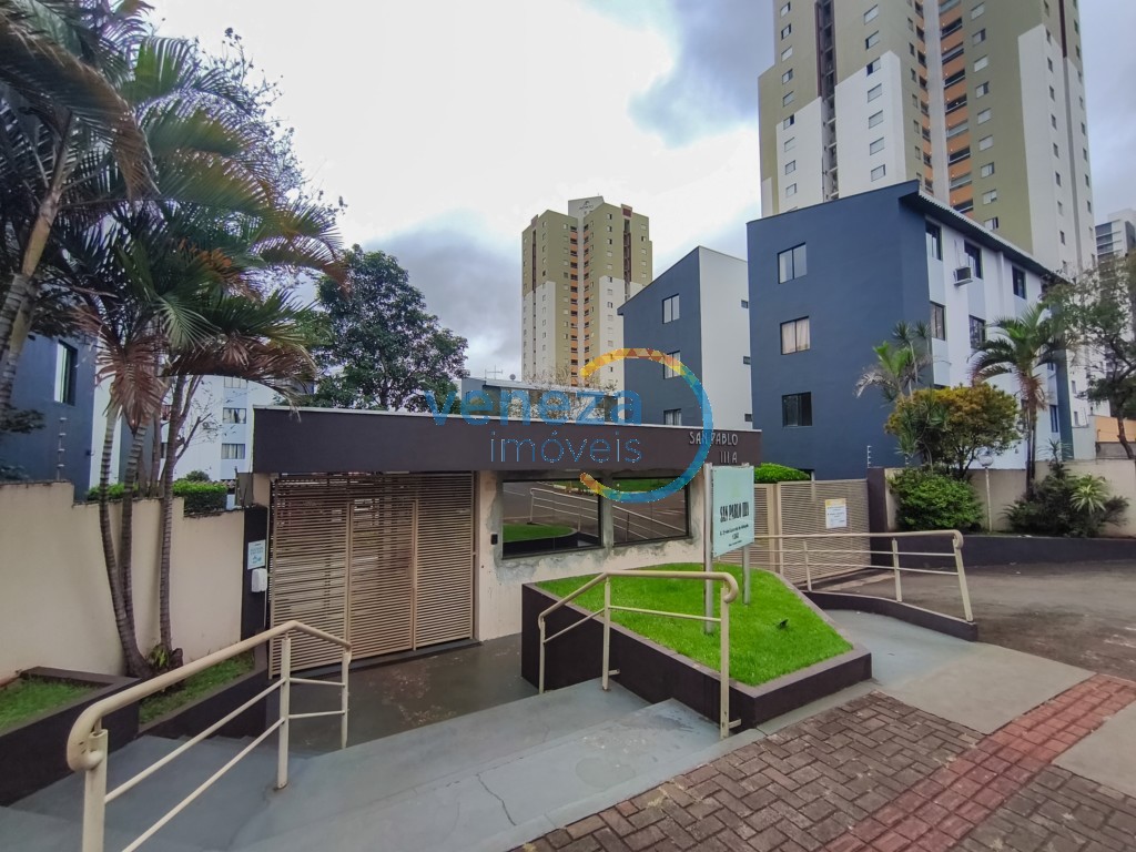 Apartamento para locação no bairro Gleba Palhano de Londrina com 42.96m<sup>2</sup> útil, 2 quartos, 1 vaga de garagem