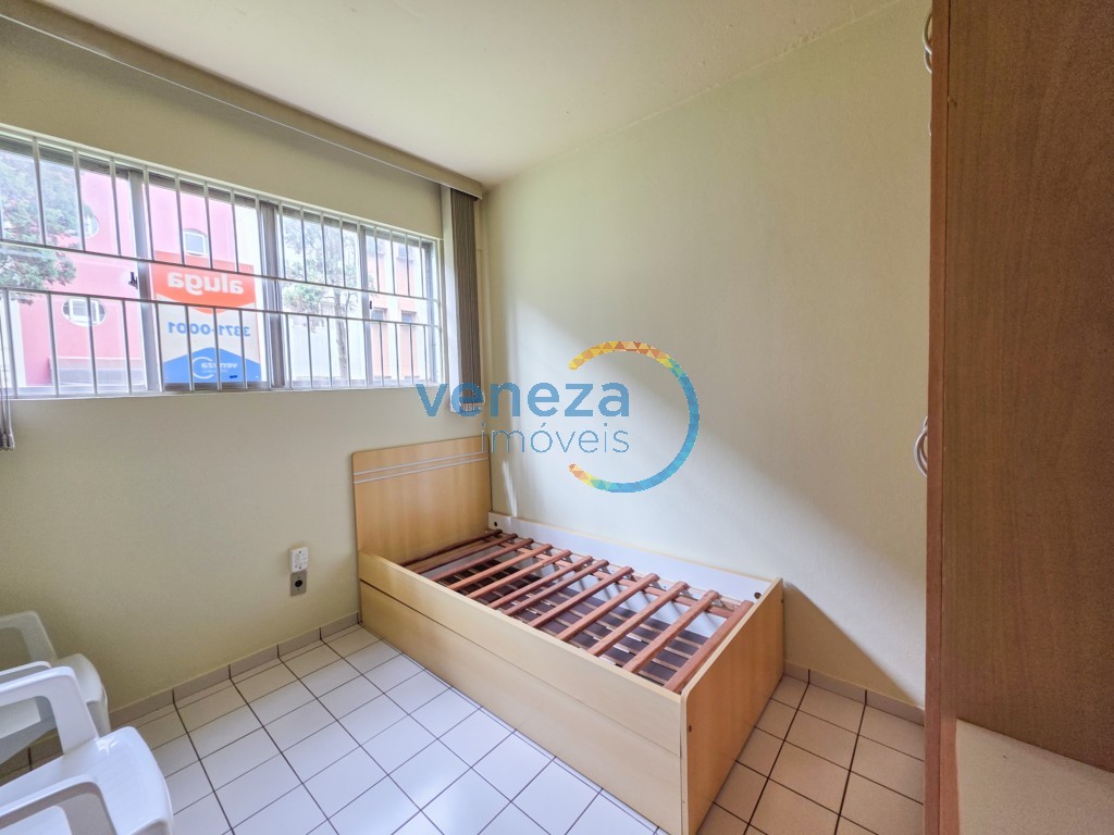 Apartamento para locação no bairro Cidade Universitaria de Londrina com 26.15m<sup>2</sup> útil, 1 quarto, 1 vaga de garagem