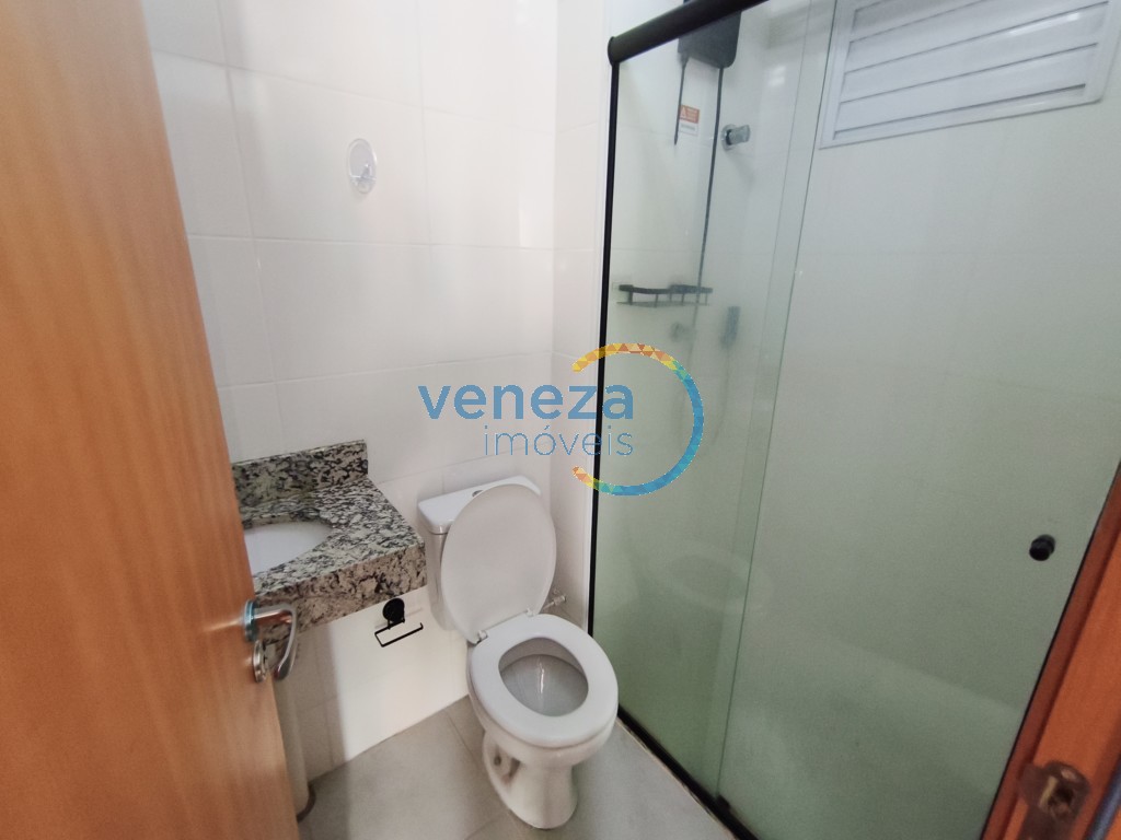Apartamento para locação no bairro Gleba Palhano de Londrina com 46m<sup>2</sup> útil, 2 quartos, 1 vaga de garagem