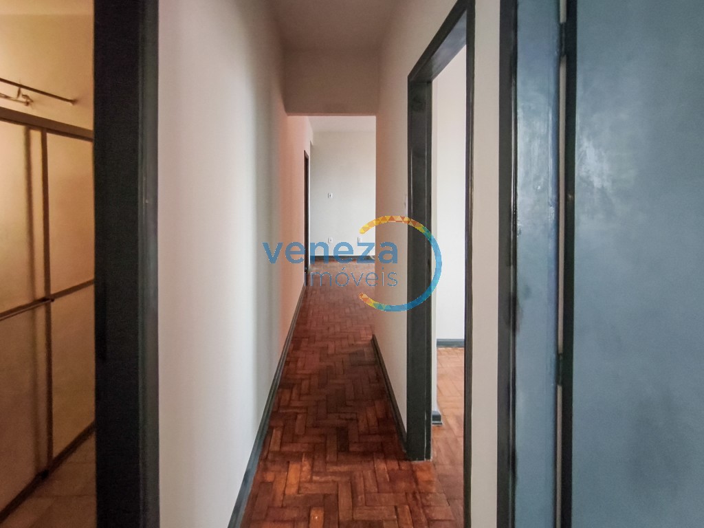 Apartamento para locação no bairro Centro de Londrina com 90m<sup>2</sup> útil, 3 quartos