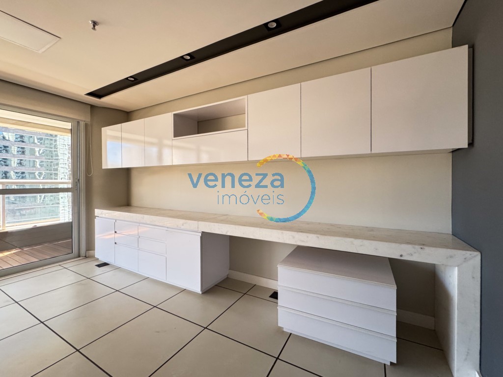 Sala para locação no bairro Gleba Palhano de Londrina com 46.4m<sup>2</sup> útil, 1 vaga de garagem