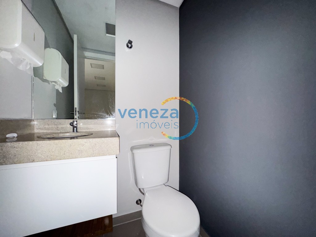 Sala para locação no bairro Gleba Palhano de Londrina com 46.4m<sup>2</sup> útil, 1 vaga de garagem