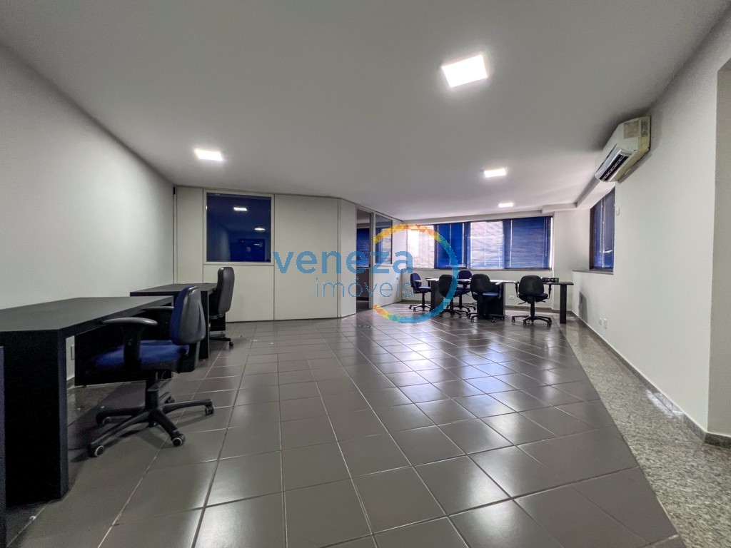 Sala para locacao no Centro em Londrina com 130m² por R$ 3.125,00