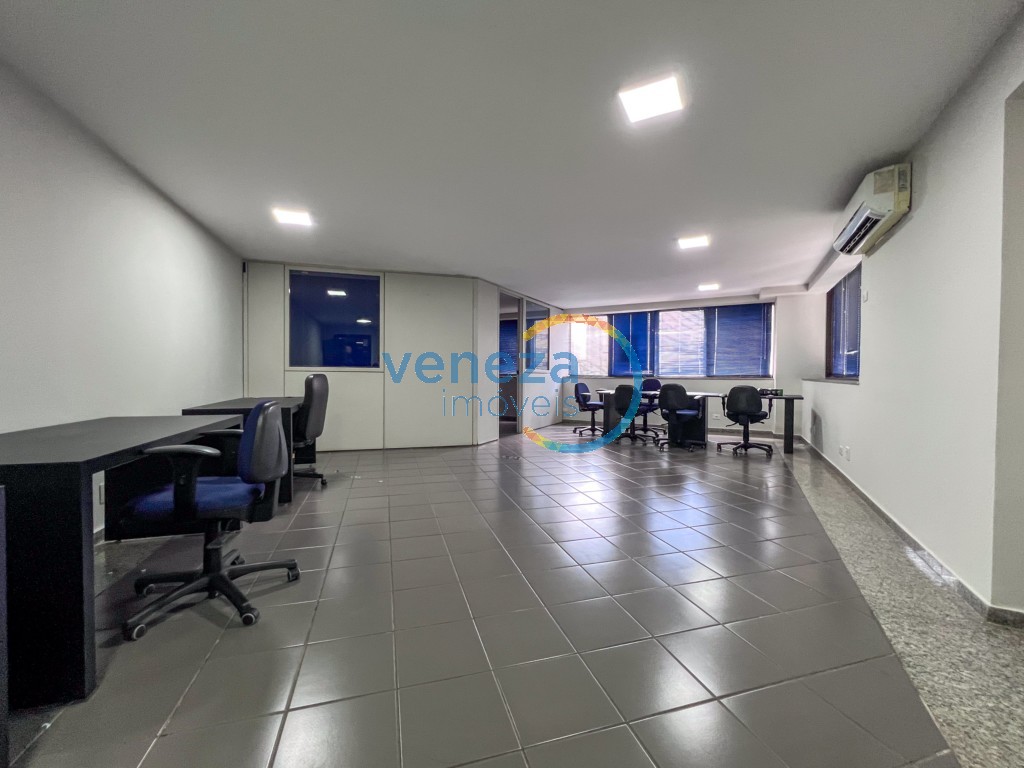 Sala para locacao no Centro em Londrina com 130m² por R$ 3.125,00