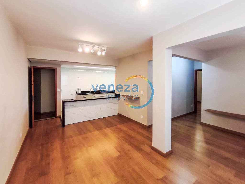 Apartamento para locação no bairro Centro de Londrina com 69m<sup>2</sup> útil, 2 quartos, 1 vaga de garagem
