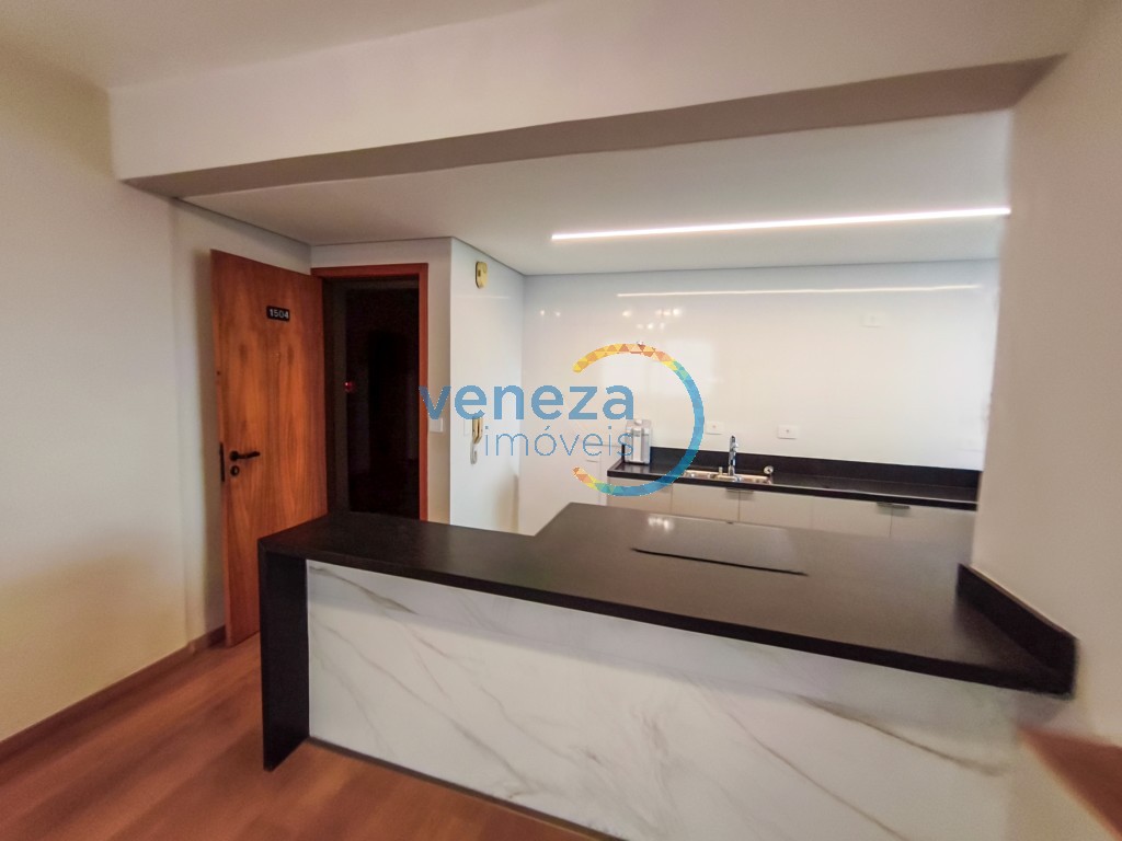 Apartamento para locação no bairro Centro de Londrina com 69m<sup>2</sup> útil, 2 quartos, 1 vaga de garagem