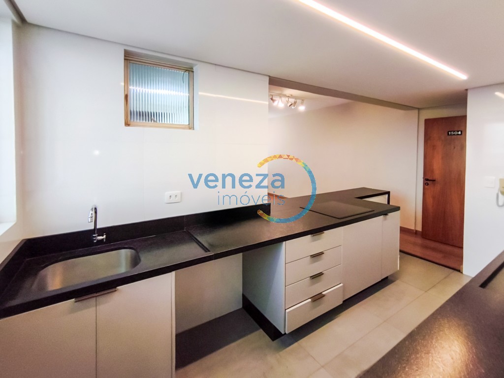 Apartamento para locação no bairro Centro de Londrina com 69m<sup>2</sup> útil, 2 quartos, 1 vaga de garagem