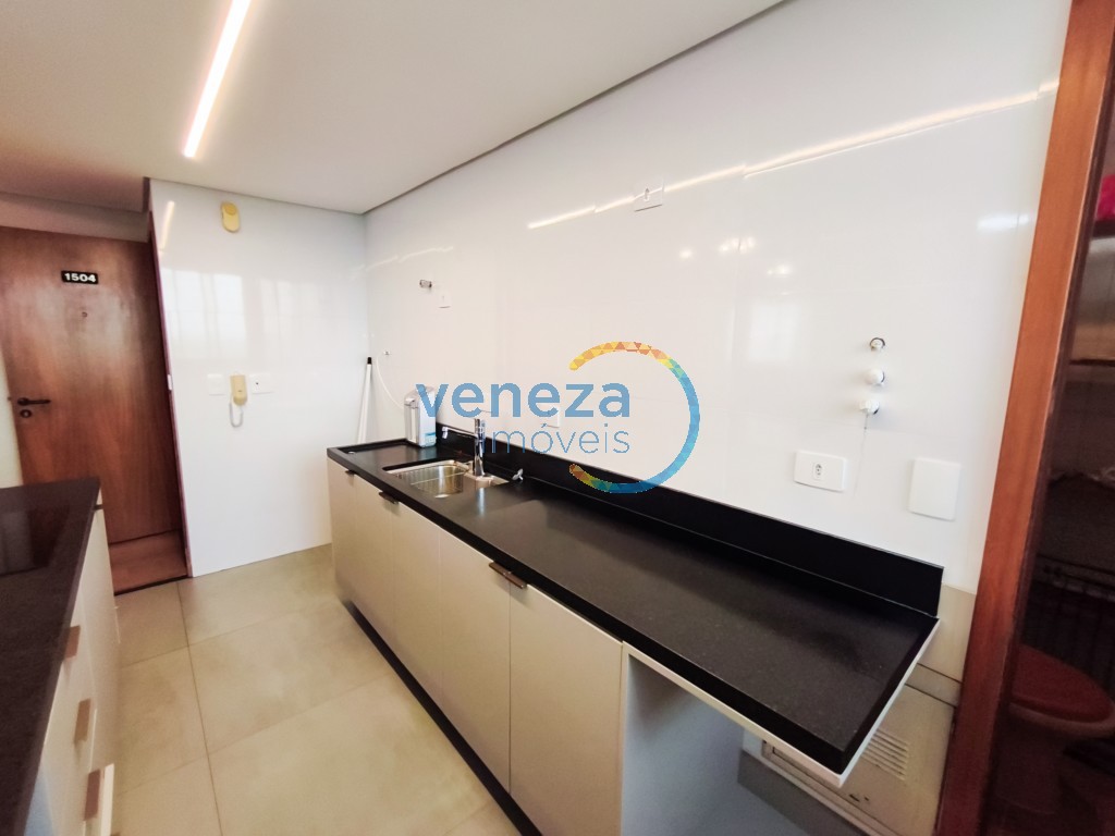 Apartamento para locação no bairro Centro de Londrina com 69m<sup>2</sup> útil, 2 quartos, 1 vaga de garagem