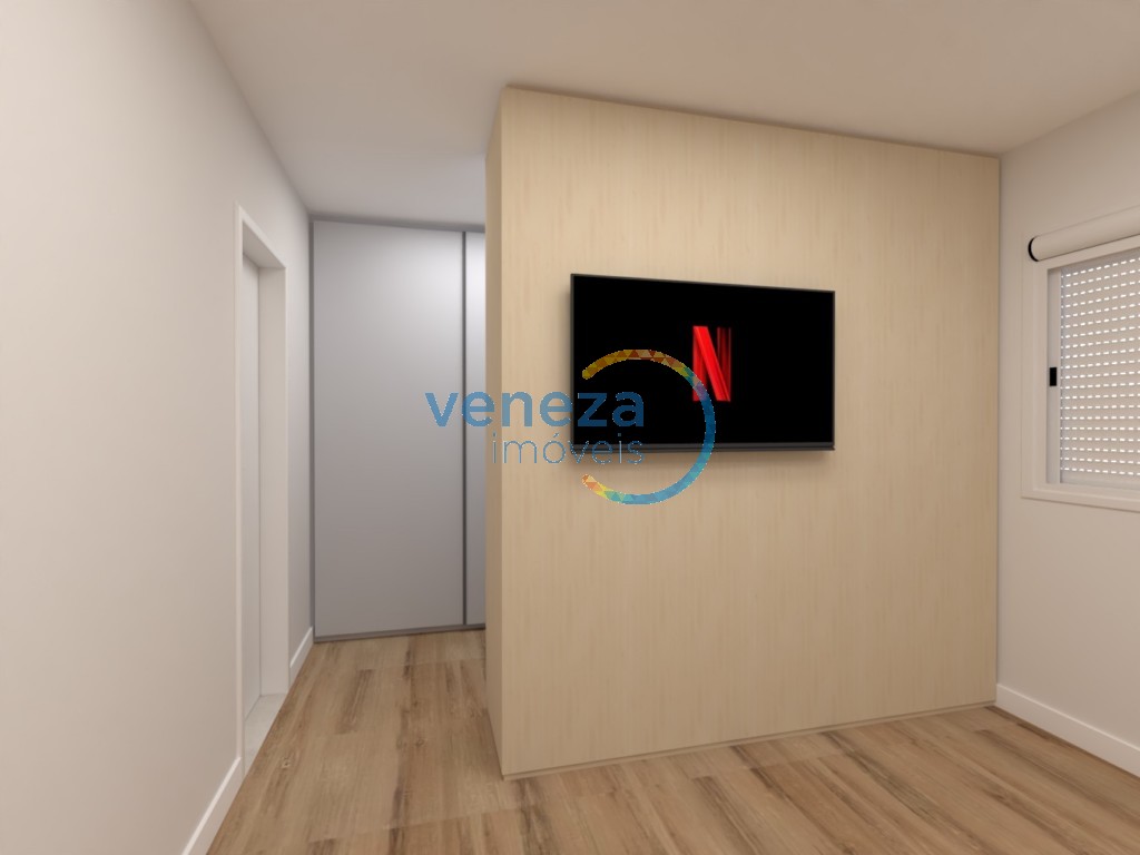 Apartamento à venda no bairro Gleba Palhano de Londrina com 139m<sup>2</sup> útil, 3 quartos, 2 vagas de garagem