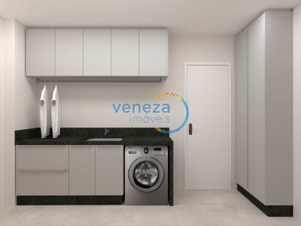 Apartamento à venda no bairro Gleba Palhano de Londrina com 139m<sup>2</sup> útil, 3 quartos, 2 vagas de garagem