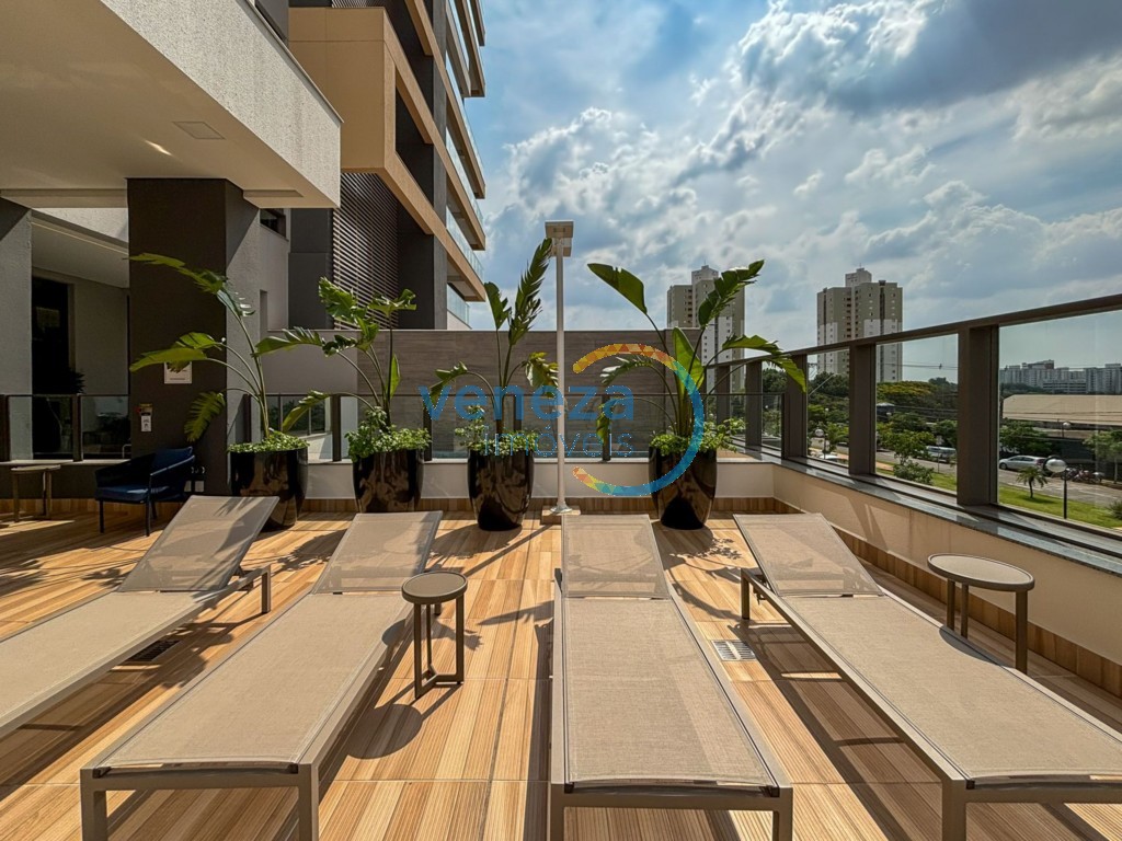 Apartamento à venda no bairro Gleba Palhano de Londrina com 139m<sup>2</sup> útil, 3 quartos, 2 vagas de garagem