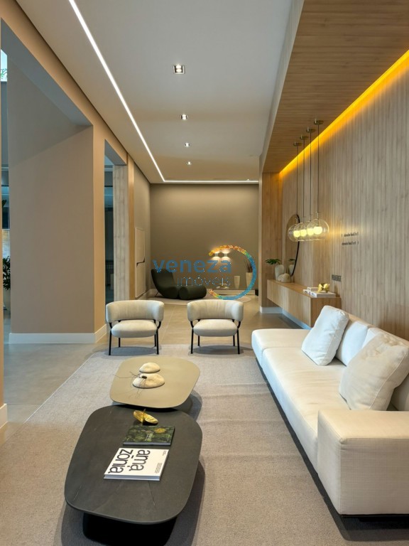 Apartamento à venda no bairro Gleba Palhano de Londrina com 139m<sup>2</sup> útil, 3 quartos, 2 vagas de garagem