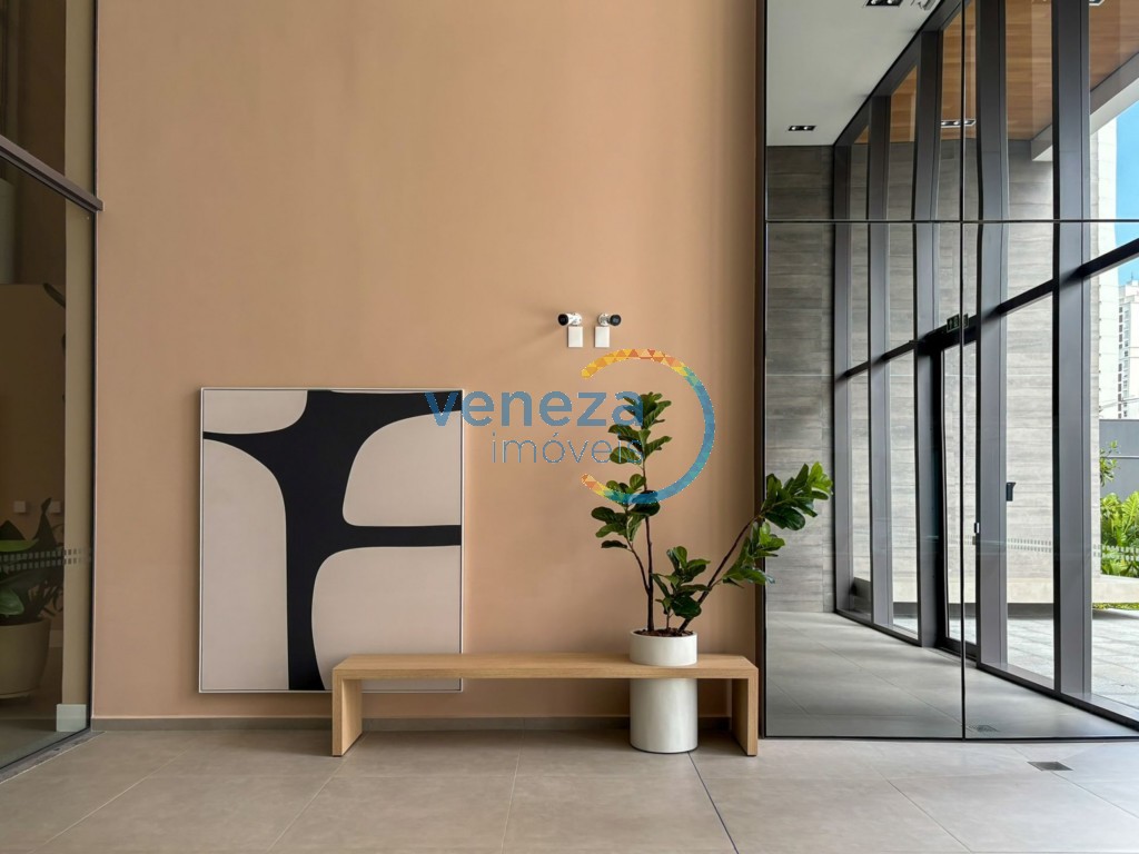 Apartamento à venda no bairro Gleba Palhano de Londrina com 139m<sup>2</sup> útil, 3 quartos, 2 vagas de garagem