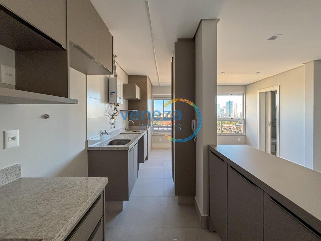 Apartamento para locação no bairro Higienopolis de Londrina com 78m<sup>2</sup> útil, 2 quartos, 2 vagas de garagem