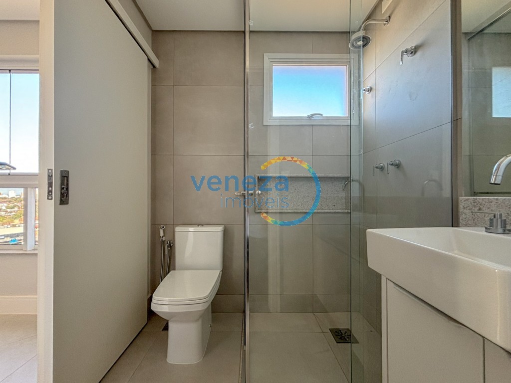 Apartamento para locação no bairro Higienopolis de Londrina com 78m<sup>2</sup> útil, 2 quartos, 2 vagas de garagem