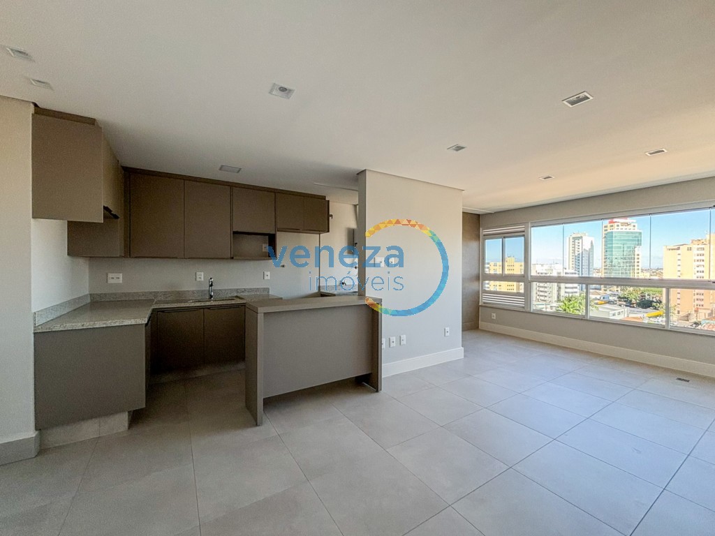 Apartamento para locação no bairro Higienopolis de Londrina com 78m<sup>2</sup> útil, 2 quartos, 2 vagas de garagem
