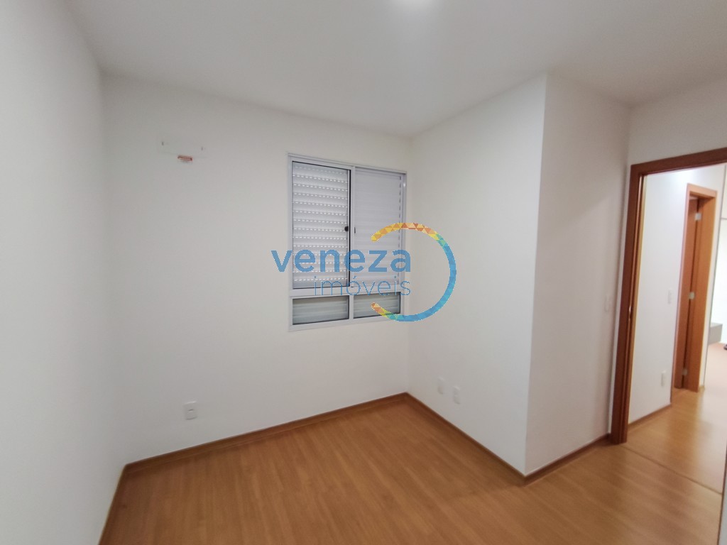 Apartamento para locação no bairro Gleba Palhano de Londrina com 45m<sup>2</sup> útil, 2 quartos, 1 vaga de garagem