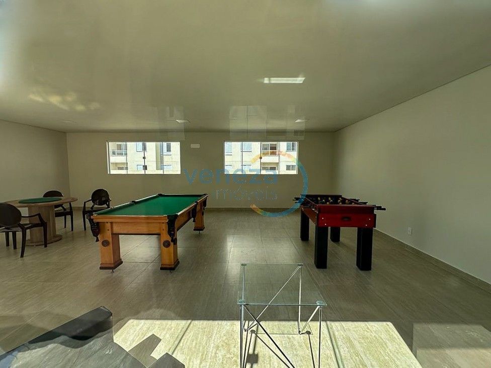 Apartamento para locação no bairro Gleba Palhano de Londrina com 45m<sup>2</sup> útil, 2 quartos, 1 vaga de garagem