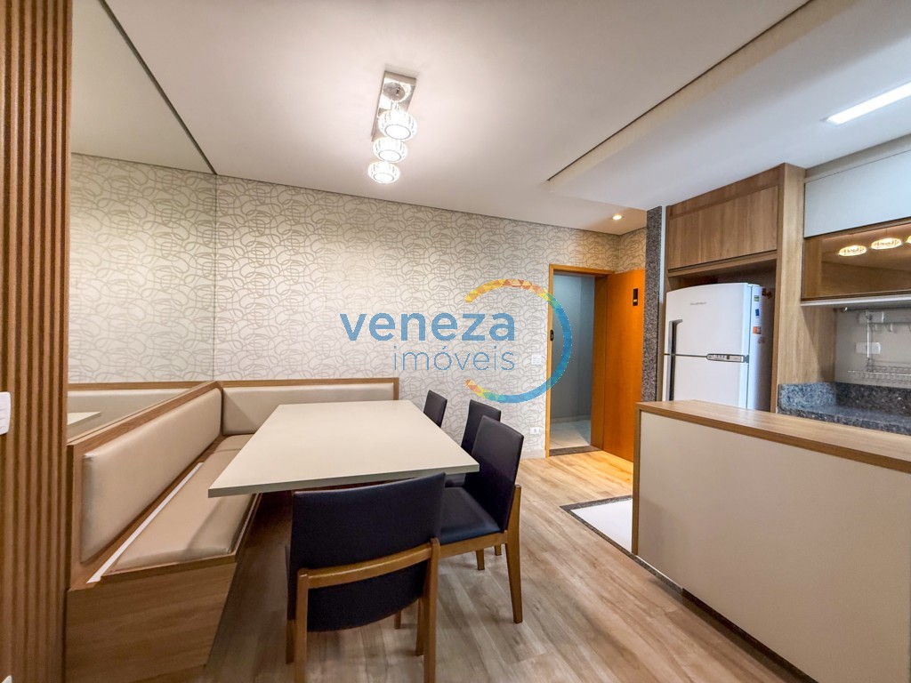 Apartamento para locacao no Centro em Londrina com 115,62m² por R$ 3.250,00