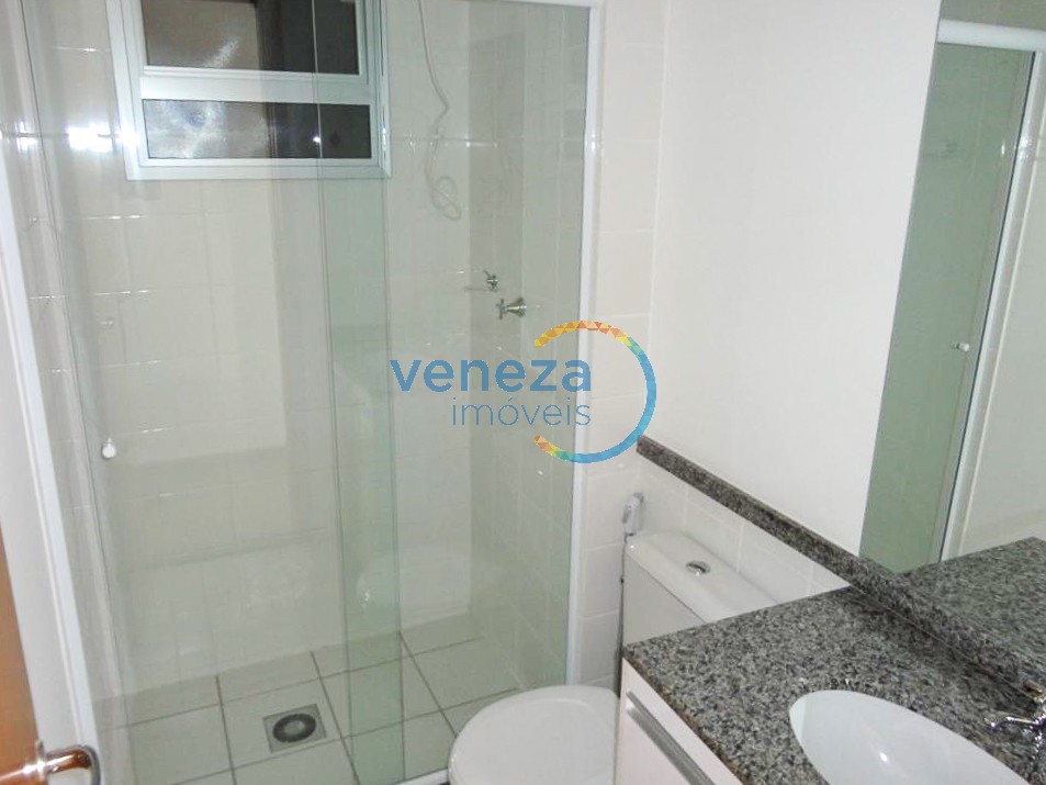Apartamento para locação no bairro Gleba Palhano de Londrina com 68.89m<sup>2</sup> útil, 3 quartos, 1 vaga de garagem