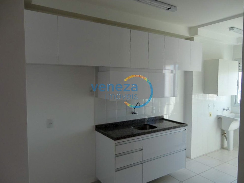 Apartamento para locação no bairro Gleba Palhano de Londrina com 68.89m<sup>2</sup> útil, 3 quartos, 1 vaga de garagem