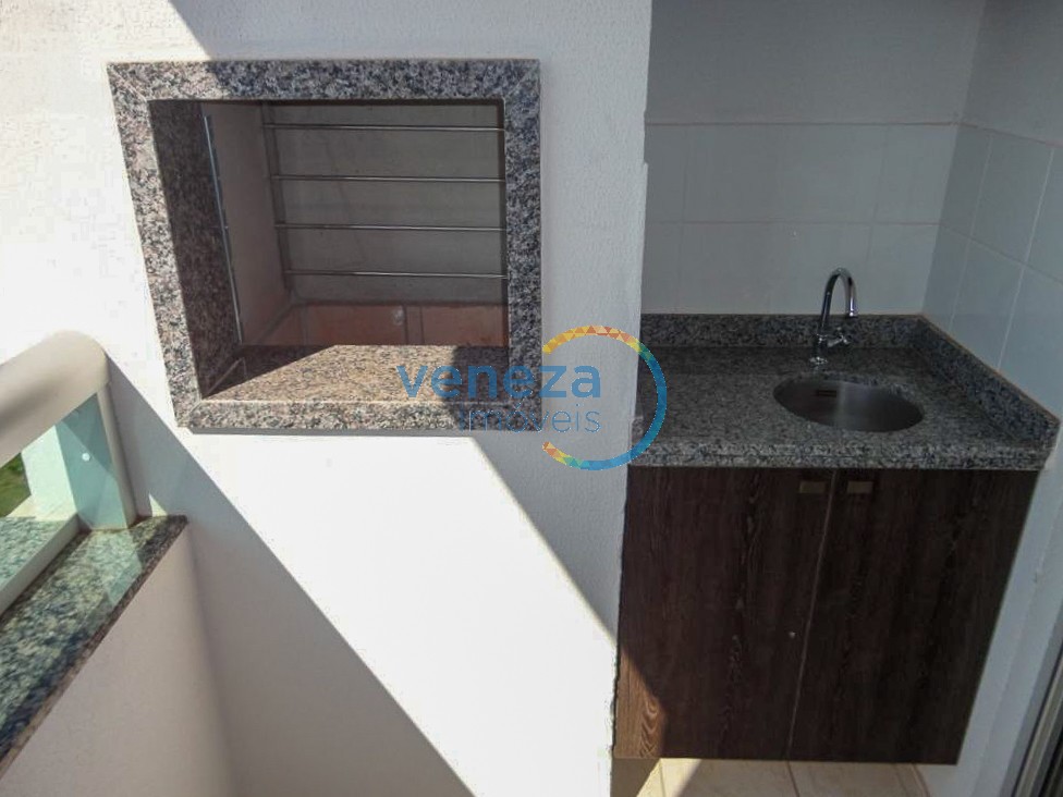 Apartamento para locação no bairro Gleba Palhano de Londrina com 68.89m<sup>2</sup> útil, 3 quartos, 1 vaga de garagem