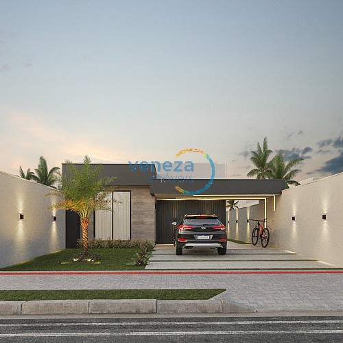 Casa Residencial à venda no bairro Planalto de Londrina com 102.15m<sup>2</sup> útil, 3 quartos, 2 vagas de garagem