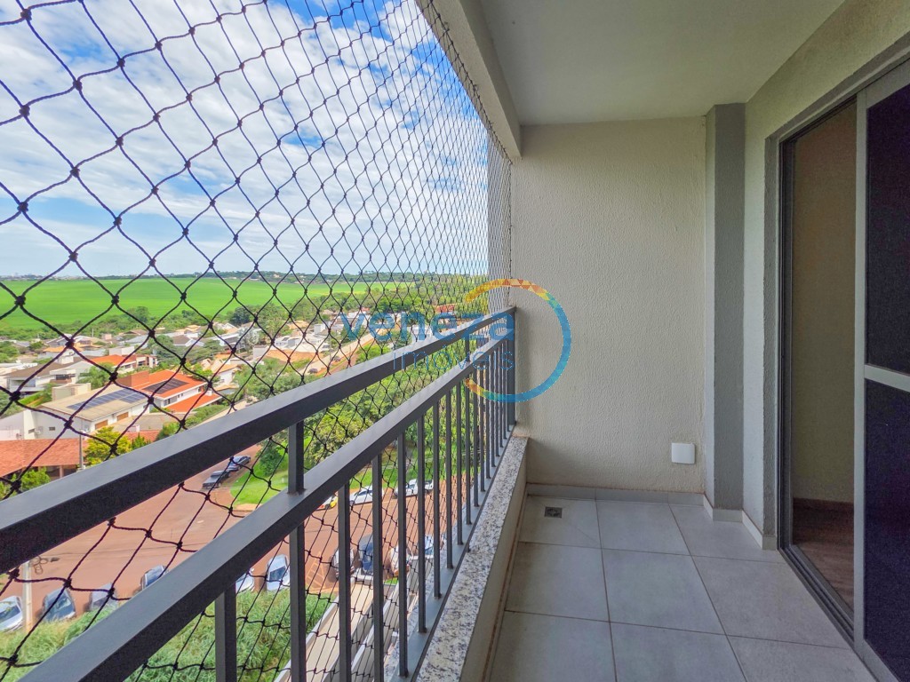 Apartamento para locação no bairro Gleba Palhano de Londrina com 51m<sup>2</sup> útil, 2 quartos, 1 vaga de garagem