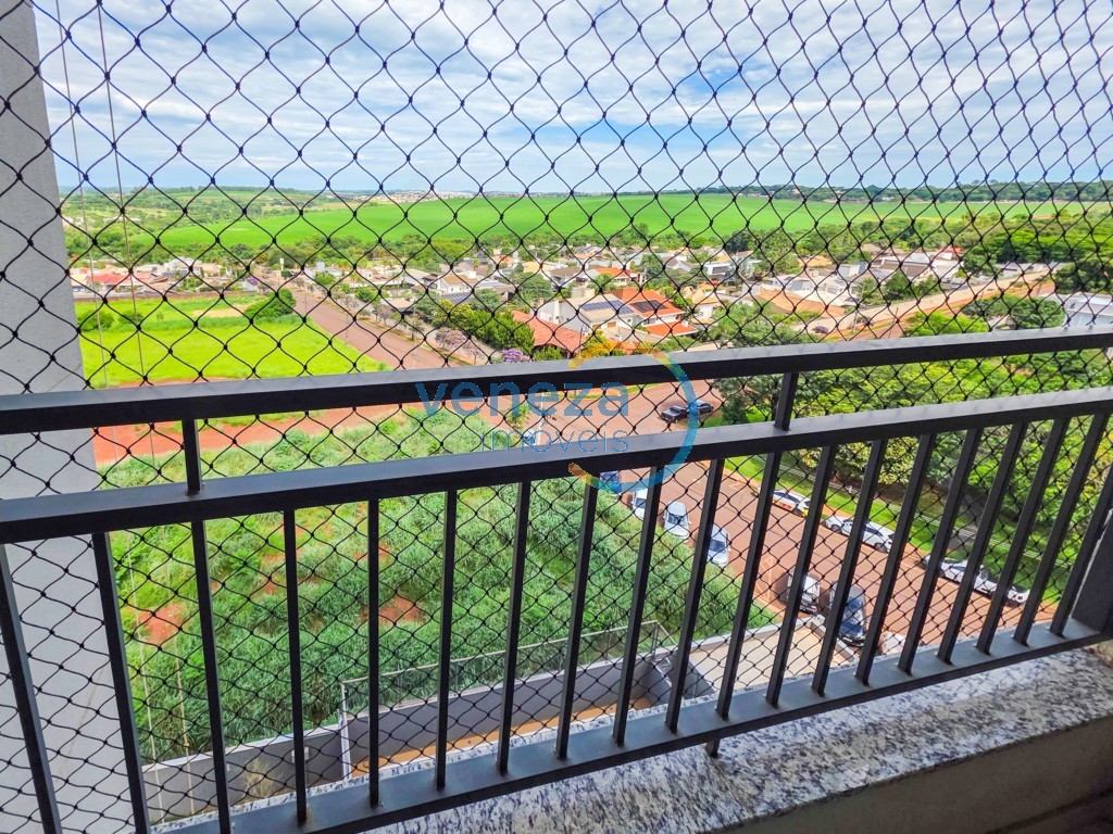 Apartamento para locação no bairro Gleba Palhano de Londrina com 51m<sup>2</sup> útil, 2 quartos, 1 vaga de garagem