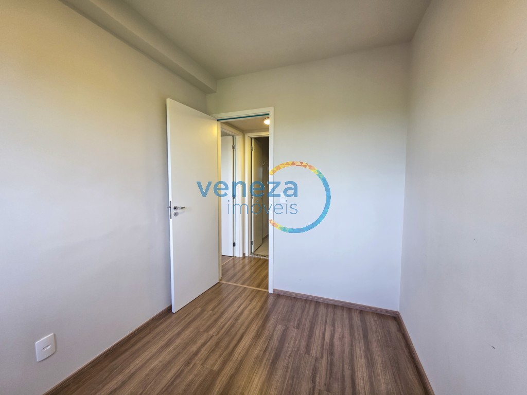 Apartamento para locação no bairro Gleba Palhano de Londrina com 51m<sup>2</sup> útil, 2 quartos, 1 vaga de garagem