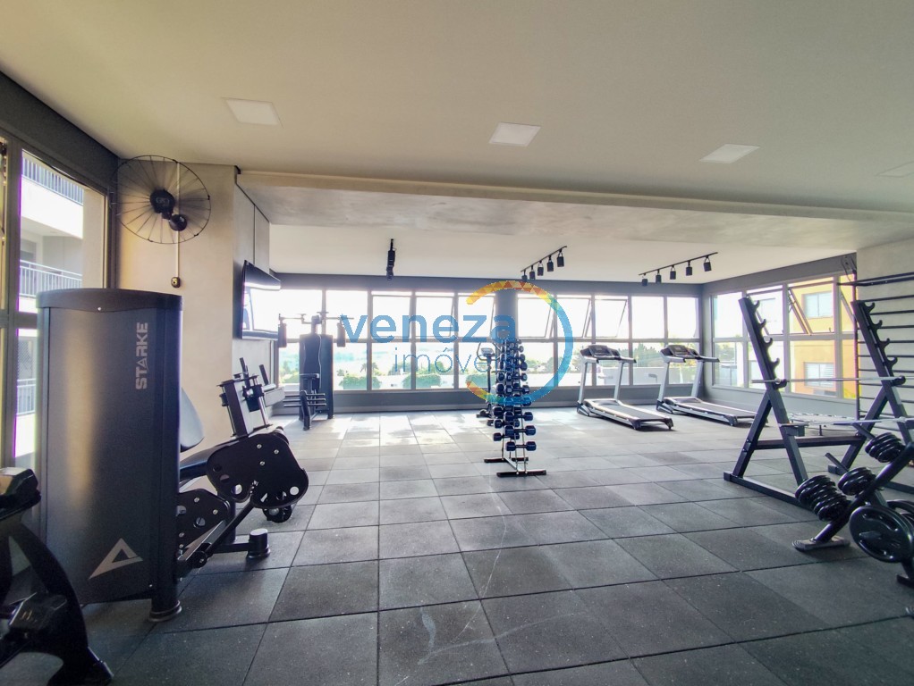 Apartamento para locação no bairro Gleba Palhano de Londrina com 51m<sup>2</sup> útil, 2 quartos, 1 vaga de garagem