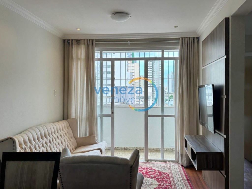 Apartamento para locacao no Centro em Londrina com 122m² por R$ 2.750,00