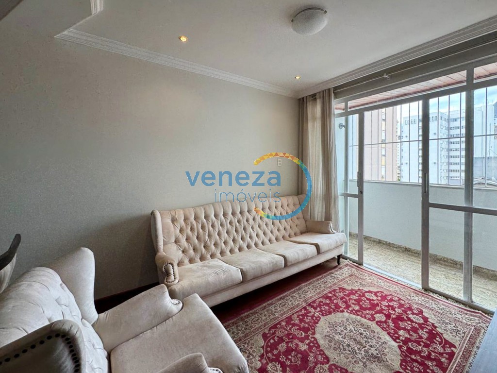 Apartamento para locacao no Centro em Londrina com 122m² por R$ 2.750,00
