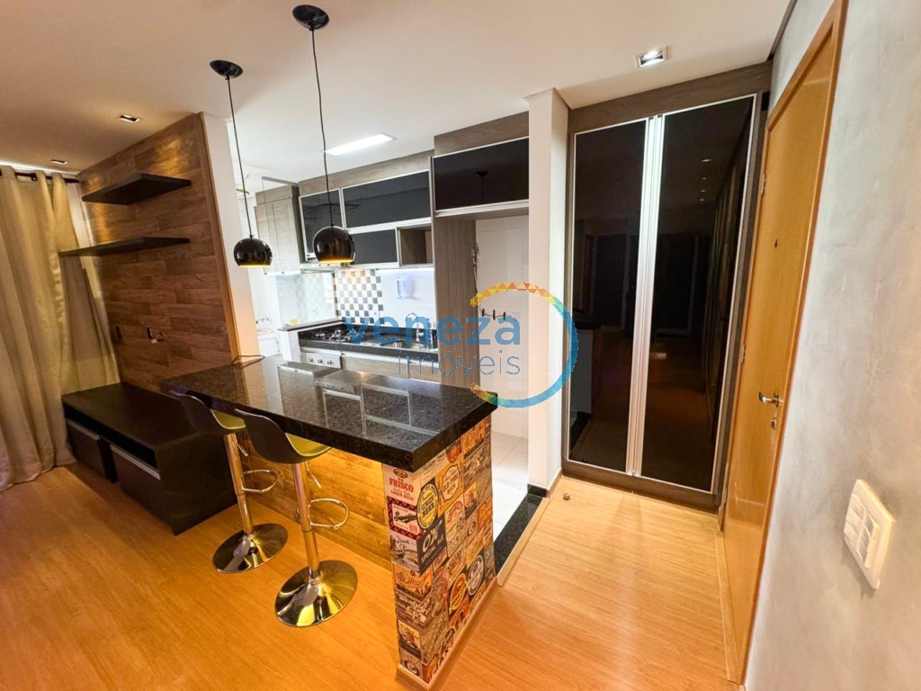 Apartamento para locação no bairro Gleba Palhano de Londrina com 77m<sup>2</sup> útil, 2 quartos, 2 vagas de garagem - Foto 6