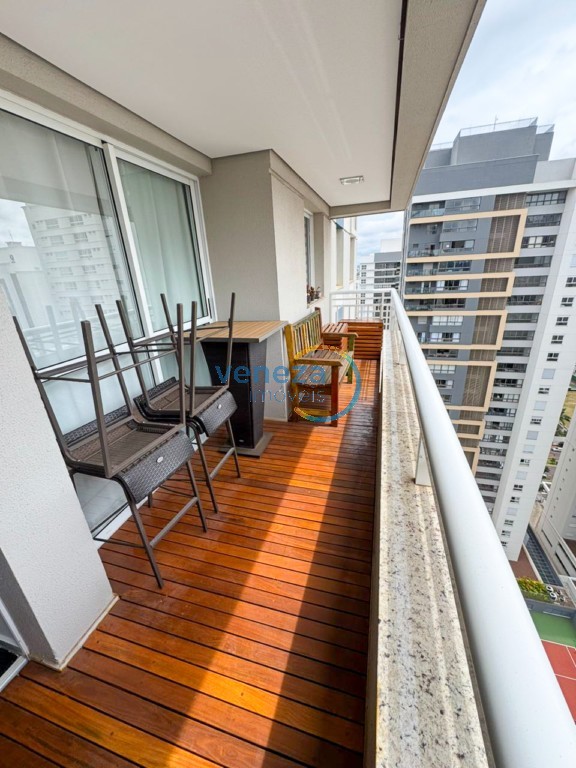 Apartamento para locação no bairro Gleba Palhano de Londrina com 77m<sup>2</sup> útil, 2 quartos, 2 vagas de garagem - Foto 9