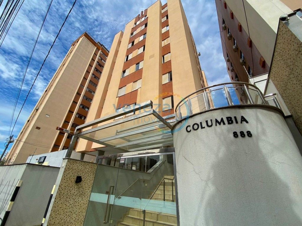 Apartamento para locacao no Centro em Londrina com 111,37m² por R$ 1.800,00