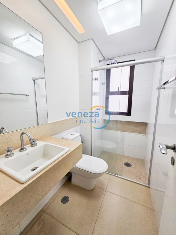 Apartamento à venda no bairro Gleba Palhano de Londrina com 186m<sup>2</sup> útil, 3 quartos, 2 vagas de garagem