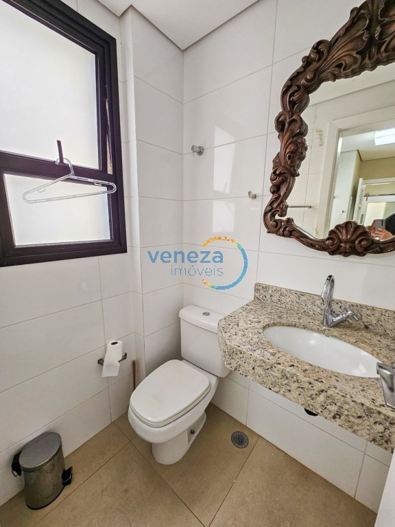 Apartamento à venda no bairro Gleba Palhano de Londrina com 186m<sup>2</sup> útil, 3 quartos, 2 vagas de garagem