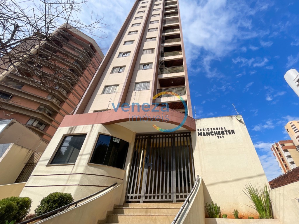 Apartamento para locacao no Centro em Londrina com 137,41m² por R$ 1.400,00