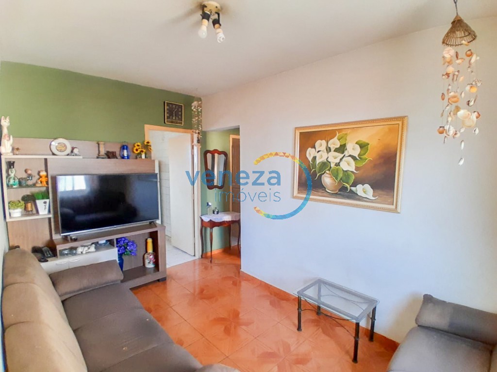 Apartamento à venda no bairro Leonor de Londrina com 44m<sup>2</sup> útil, 2 quartos, 1 vaga de garagem