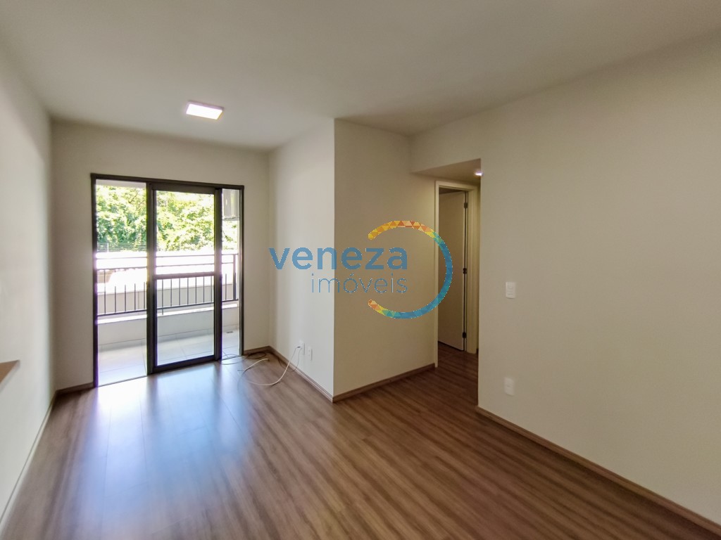 Apartamento para locação no bairro Gleba Palhano de Londrina com 51m<sup>2</sup> útil, 2 quartos, 1 vaga de garagem