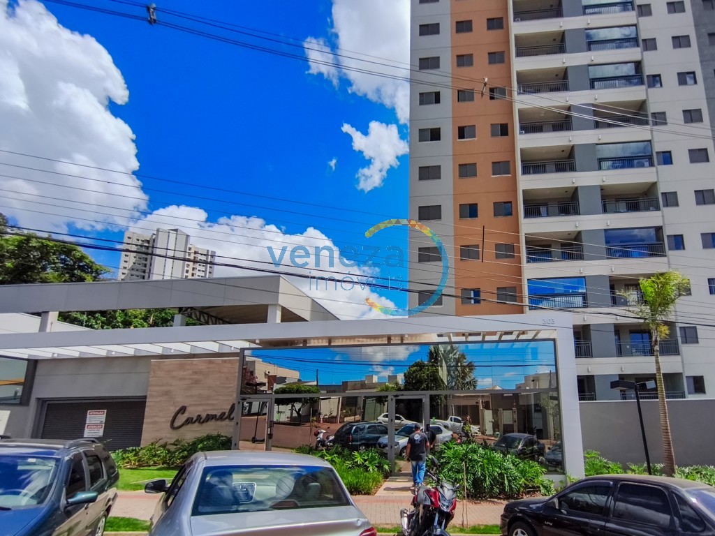 Apartamento para locação no bairro Gleba Palhano de Londrina com 51m<sup>2</sup> útil, 2 quartos, 1 vaga de garagem