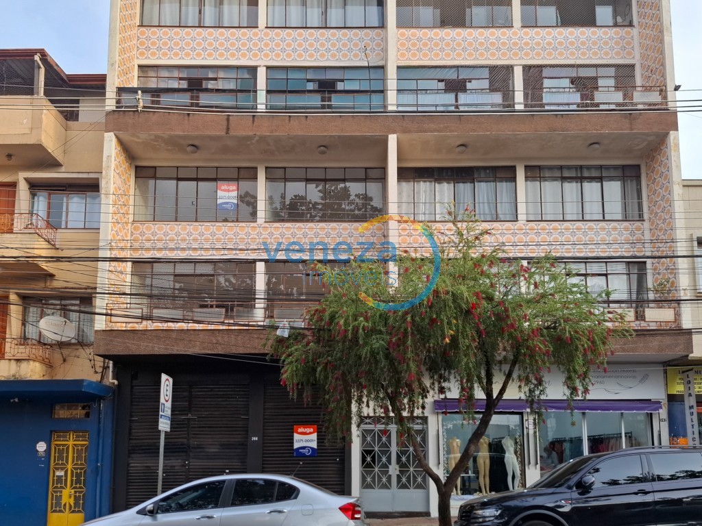 Apartamento para locacao no Centro em Londrina com 126,9m² por R$ 1.300,00