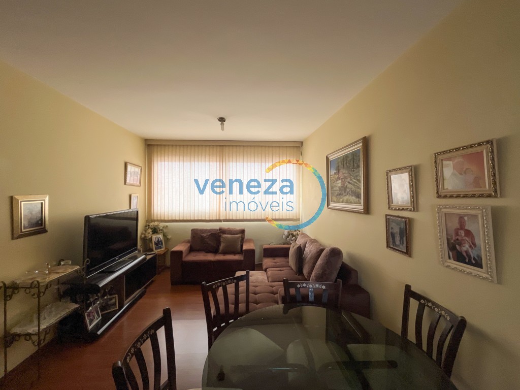 Apartamento para locacao no Centro em Londrina com 105,17m² por R$ 1.400,00