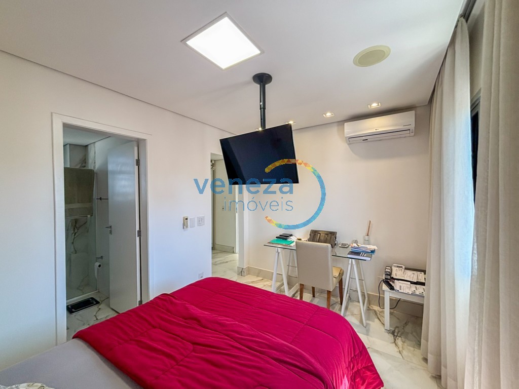 Apartamento à venda no bairro Centro de Londrina com 185.13m<sup>2</sup> útil, 4 quartos, 1 vaga de garagem