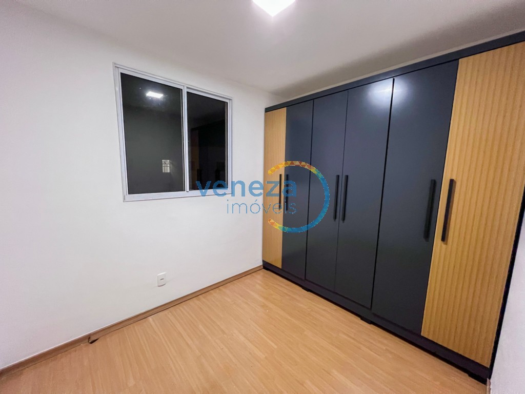 Apartamento à venda no bairro Acquaville de Londrina com 43.4m<sup>2</sup> útil, 2 quartos, 1 vaga de garagem