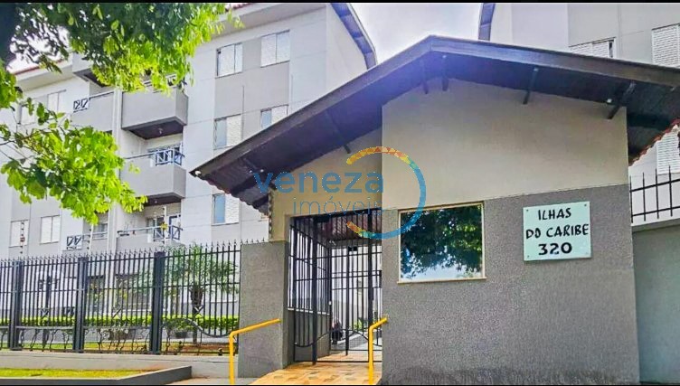 Apartamento à venda no bairro Jamaica de Londrina com 68.1m<sup>2</sup> útil, 3 quartos, 1 vaga de garagem